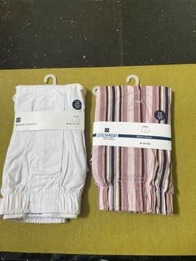 GAP Men's 2-Pack Boxers - White & Pink Multi-Stripe
